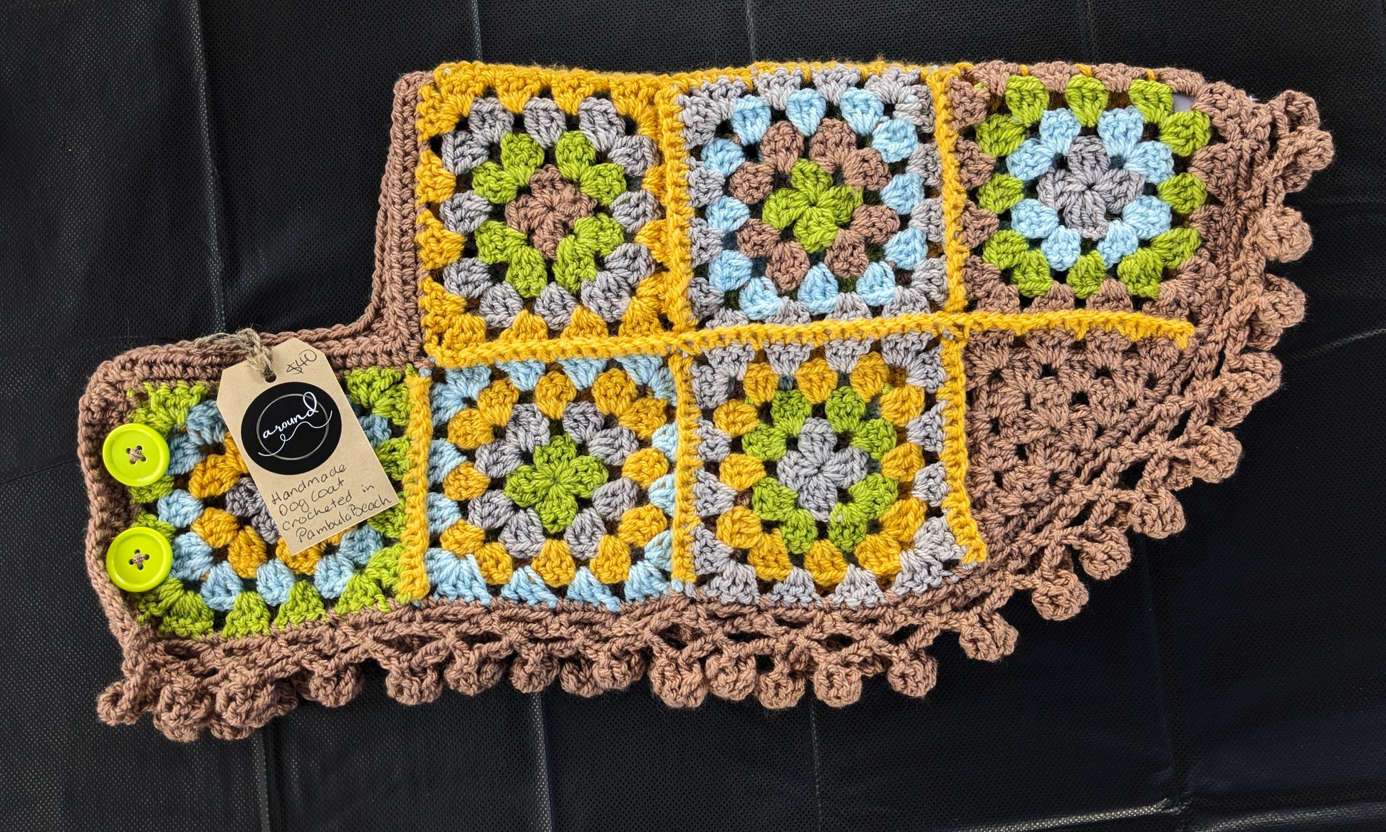 Hand Crocheted Dog Coats - Around Makes