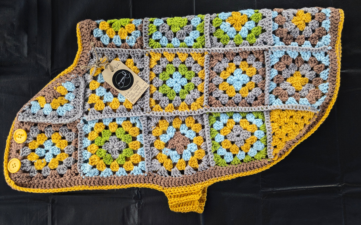 Hand Crocheted Dog Coats - Around Makes