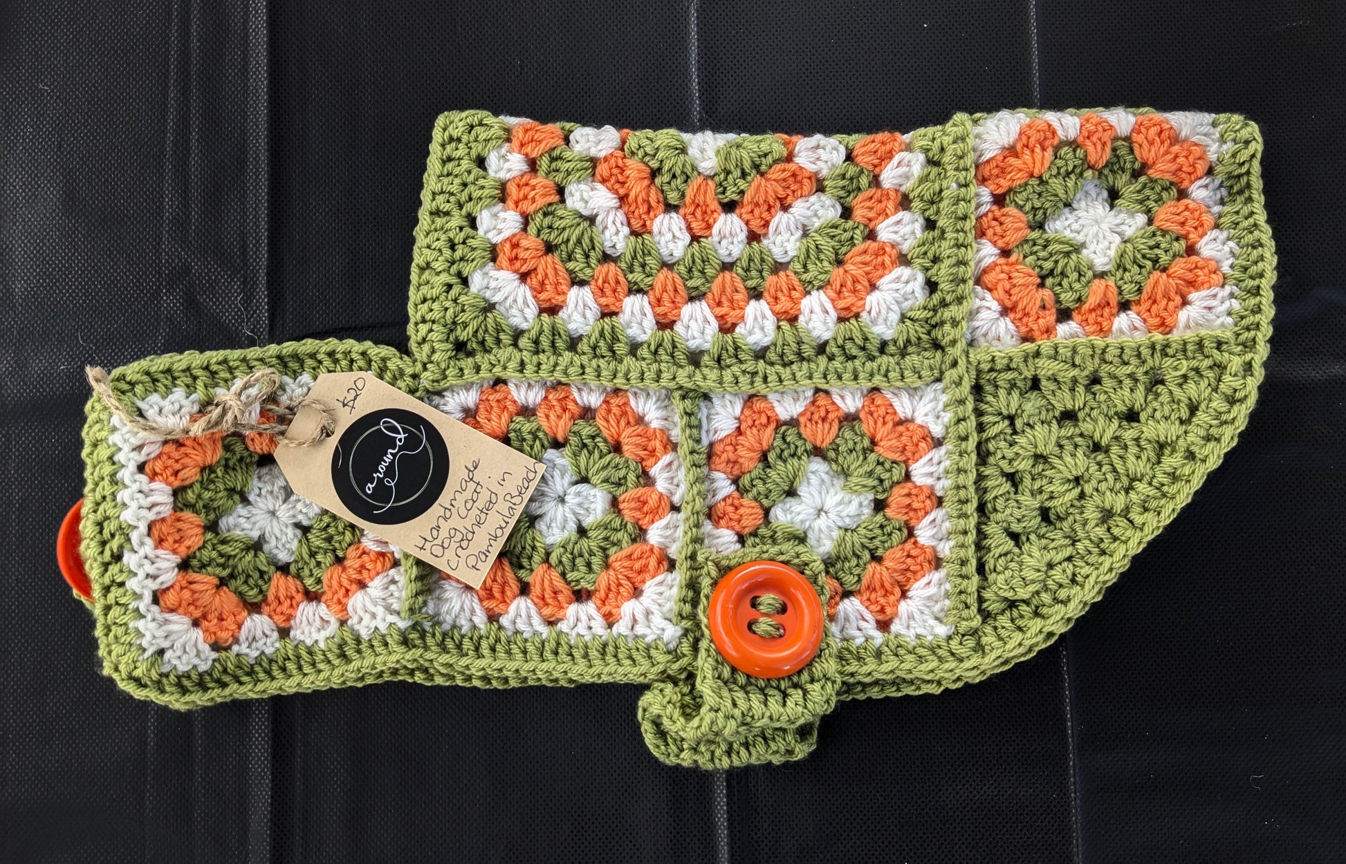Hand Crocheted Dog Coats - Around Makes
