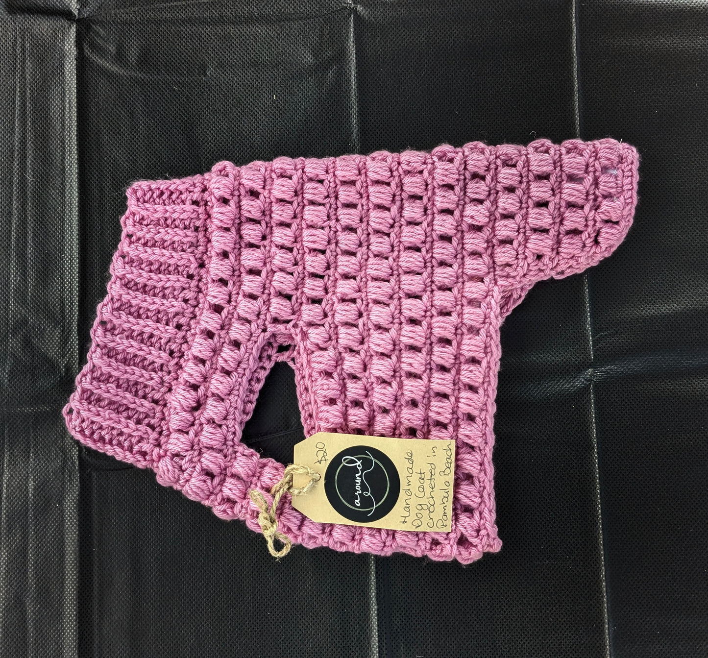 Hand Crocheted Dog Coats - Around Makes